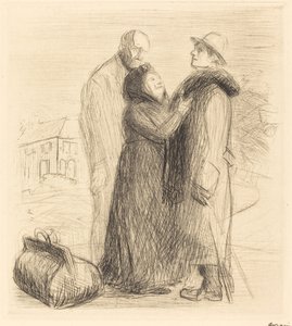 The Departure of the Prodigal Son (first plate) by Jean Louis Forain