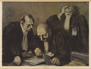 The Lawyers by Jean Louis Forain
