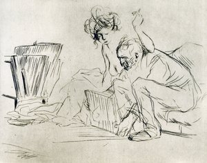The Model at Rest, 1925 by Jean Louis Forain