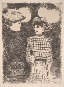 Two Women by Jean Louis Forain