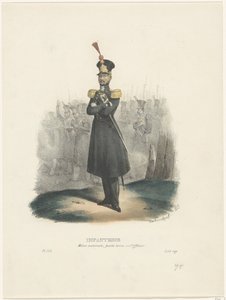 Officer of the National Militia, 1829 by Jean Louis Van Hemelryck