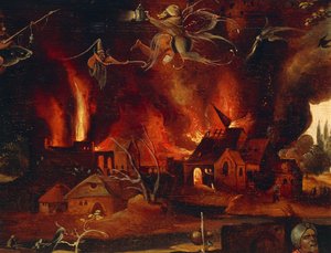 The temptation of St. Anthony (detail)