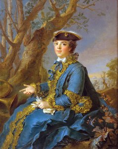 Louise Elisabeth of France, Duchess of Parma by Jean Marc Nattier