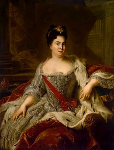 Portrait of Empress Catherine I by Jean Marc Nattier