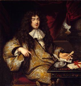 Portrait of Jean-Baptiste Colbert, Seigneur Marquis de Seignelay, Minister of the Navy, Son of Colbert by Jean Marc Nattier