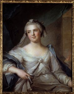 Portrait of Madame Henriette of France (1727-1752) Daughter of Louis XV, in Vestal. Painting by Jean Marc Nattier (1685-1766) by Jean Marc Nattier