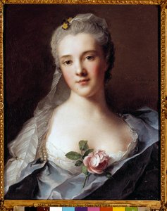 Portrait of Manon Balletti, wife of architect Jean Francois Blondel by Jean Marc Nattier