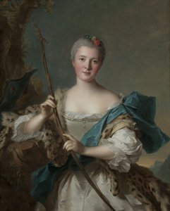 Portrait of a Woman as Diana by Jean Marc Nattier