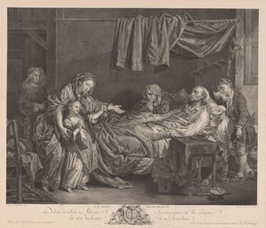 Family Around a Sickbed