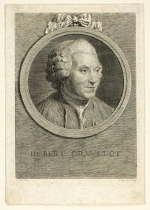 Portrait of Hubert Gravelot by Jean Massard