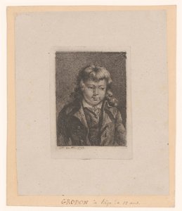 Self-Portrait at Twelve Years Old by Jean Michel Grobon