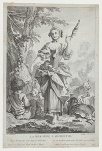 The Industrious Shepherdess, 18th century