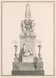 Catafalque by Jean Michel Moreau le Jeune
