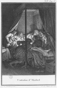 Castrating Abelard, illustration from 