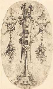 Bearded Head on a Pedestal by Jean Mignon
