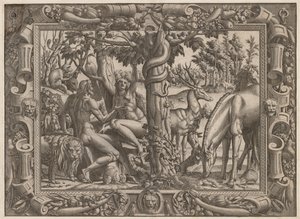 The Temptation of Eve by Jean Mignon