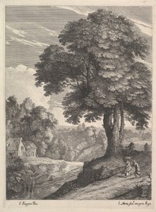 Les Deux Chaumieres by Jean Morin