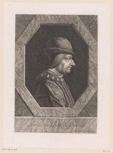 Portrait of Louis XI, King of France by Jean Morin