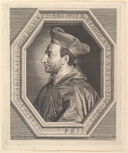 Saint Charles Borromeo, Cardinal and Archbishop of Milan by Jean Morin