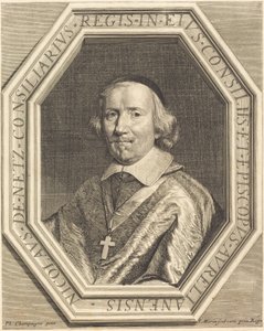 Nicolas de Netz by Jean Morin after Philippe de Champaigne