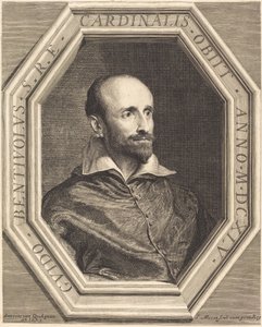 Cardinal Guido Bentivoglio by Jean Morin, after Sir Anthony van Dyck