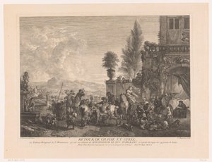 Returning Hunting Party (Prints After Paintings by Philips Wouwerman)