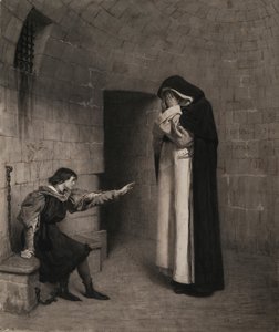 Master Pierre in the Dungeon of Joan of Arc by Jean Paul Laurens