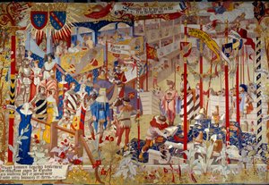 Tournament Scene at the End of the 14th Century by Jean Paul Laurens