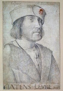 Portrait of Philippe de la Platiere (1465-1499), bailiff and captain of Nantes nicknamed 