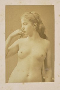 Portrait of a Woman, Nude by Jean Pierre Bertrand Eugène Pégot Ogier
