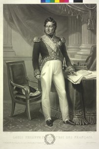 King Louis Philippe of the French by Jean Pierre Marie Jazet