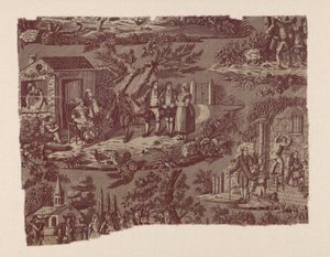 The Country Wedding (Furnishing Fabric) by Jean Pierre Marie Jazet