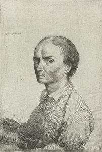 Self Portrait of Jean Pierre Norblin de la Gourdaine by Jean Pierre Norblin de La Gourdaine