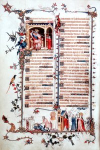 Page from the Belleville Breviary, 1323-1326