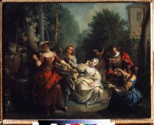 The Five Senses: Taste by Jean Raoux