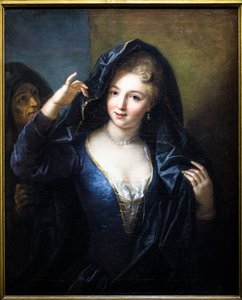 Portrait of a Woman with a Pearl Necklace by Jean Raoux