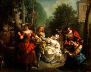 Taste from the Series The Five Senses by Jean Raoux