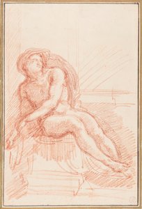 Ignudo from Sistine Chapel ceiling