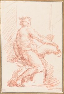 Ignudo from Sistine Chapel Ceiling by Jean Robert Ango