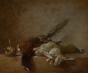 Still Life with Game by Jean Baptiste Simeon Chardin