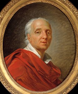 Portrait of Denis Diderot (1713-1784) by Jean Simon Berthelemy