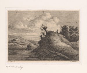 Walkers in a Dune Landscape