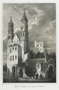 Ruins of the Abbey of Jumièges by Jean Truchot