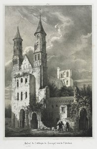 Ruins of the Abbey of Jumièges by Jean Truchot