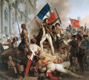 Fighting at the Hotel de Ville, 28th July 1830, 1833