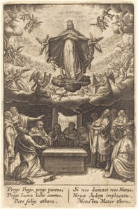 The Assumption of the Virgin by Jean Waldor after Jacques Callot