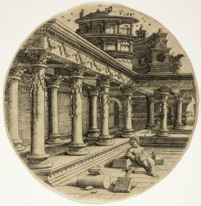 The Child in the Courtyard by Jean de Gourmont