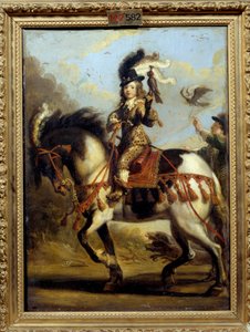 Equestrian Portrait of the Young Louis XIV Leaving for Hunting