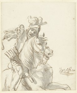 Roman Soldier on Horseback by Jean de la Chambre