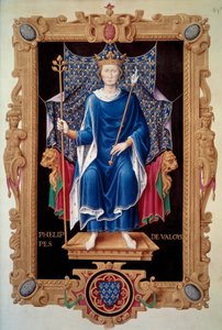 Portrait of King Philip VI of Valois by Jean du Tillet